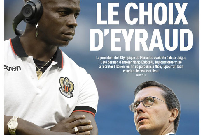 Balotelli, le choix d'Eyraud selon l'Equipe