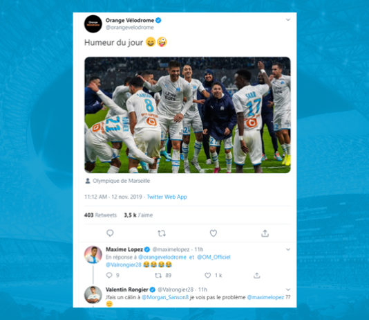 Les échanges de Rongier, Lopez et Sanson sur Twitter