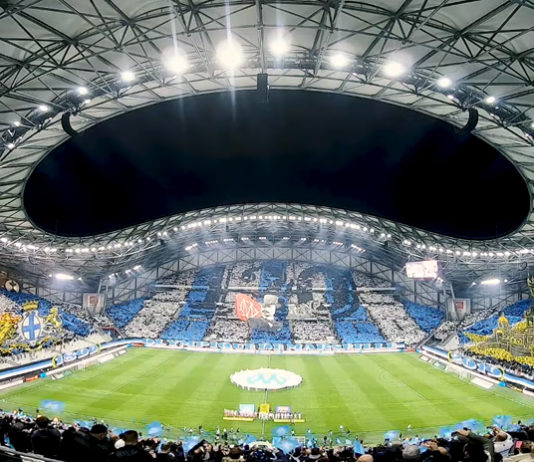 Tifo des 120 ans de l'OM