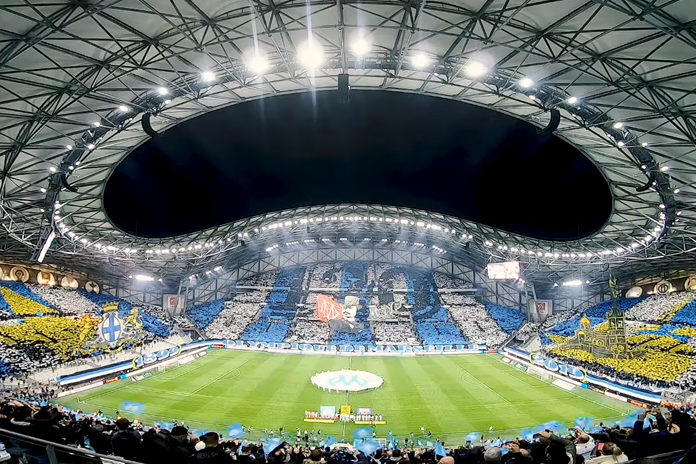 Tifo des 120 ans de l'OM