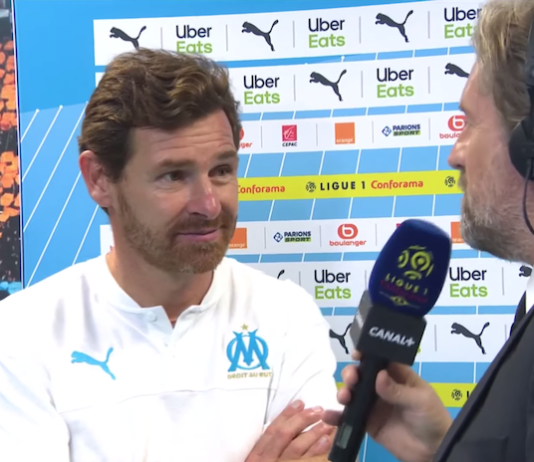 Villas-Boas au micro de Canal +
