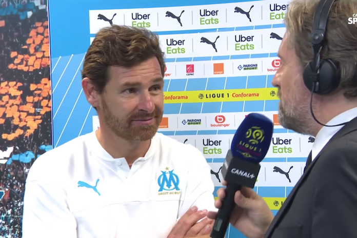 Villas-Boas au micro de Canal +