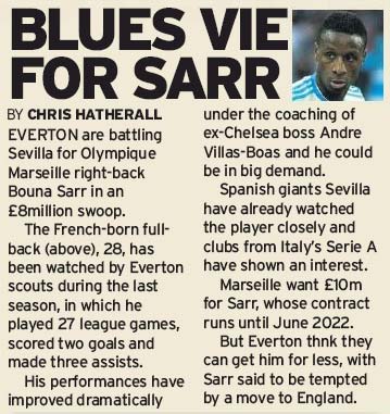 Sarr dans le Mirror