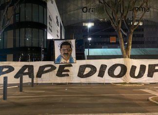 L'hommage des SW87 à Pape Diouf
