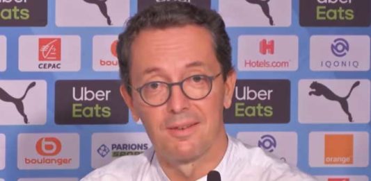 Eyraud sur Longoria : “Nous recherchions un manager qui apportait une approche nouvelle” Eyraud en conf de presse