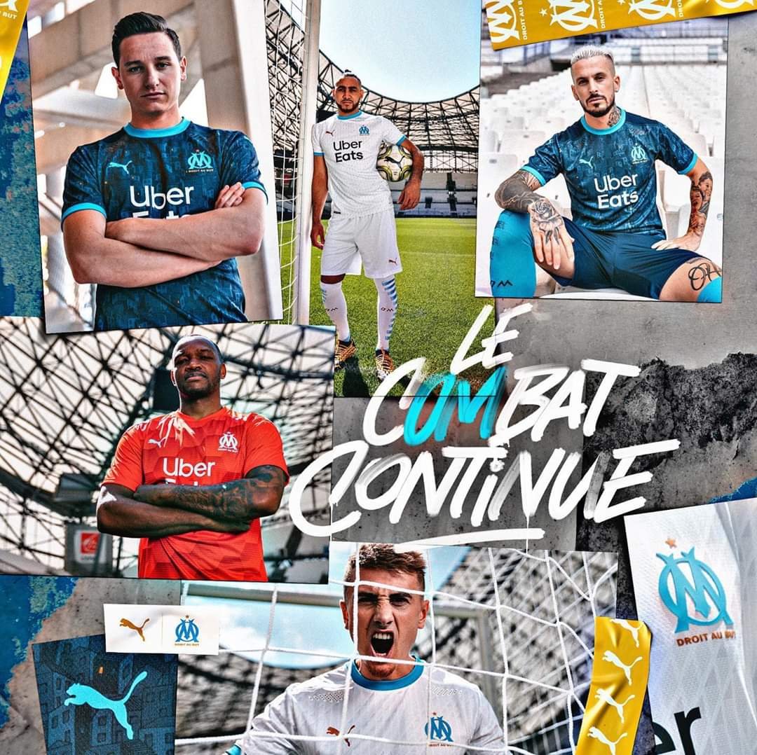 La présentation officielle des maillots de l'OM 2020-2021