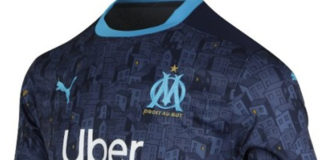 Le nouveau maillot extérieur de l'OM