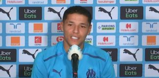 Amine Harit en conférence de presse