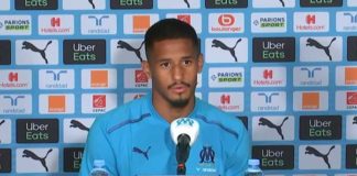 Saliba en conf avec l'OM