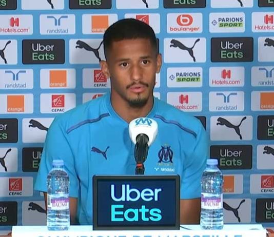 Saliba en conf avec l'OM