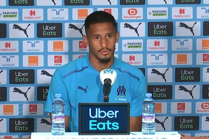 Saliba en conf avec l'OM