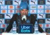 Sampaoli en conférence de presse à l'OM