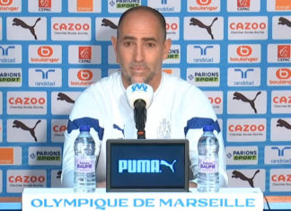 Igor Tudor en conférence de presse avant OM - Brest