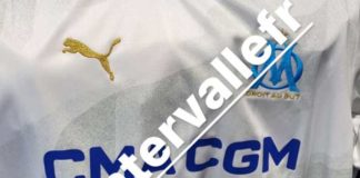 Le maillot domicile de l'OM pour 2023-2024 (Capture d’écran @intervallefr)