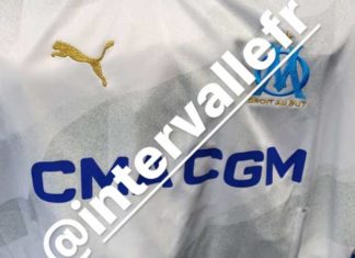 Le maillot domicile de l'OM pour 2023-2024 (Capture d’écran @intervallefr)