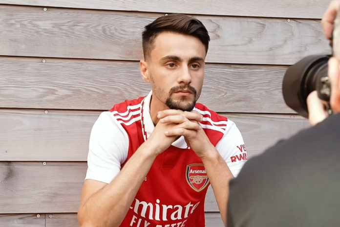 Fabio Vieira à Arsenal (capture écran Youtube)