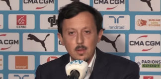 Pablo Longoria en conférence de presse