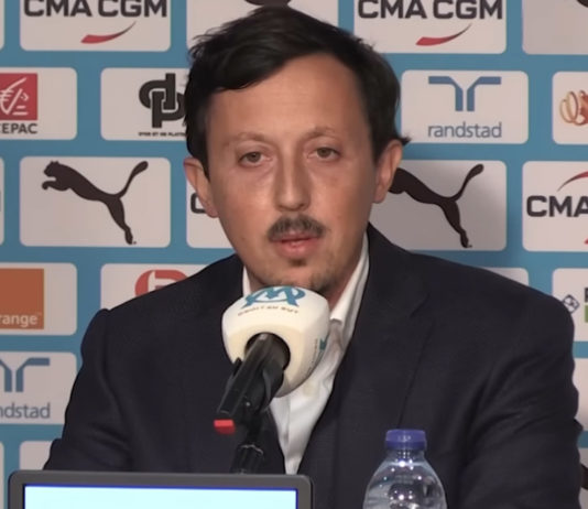 Pablo Longoria en conférence de presse