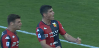 Malinovskyi après son but avec le Genoa