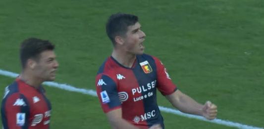Malinovskyi après son but avec le Genoa