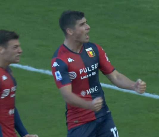 Malinovskyi après son but avec le Genoa