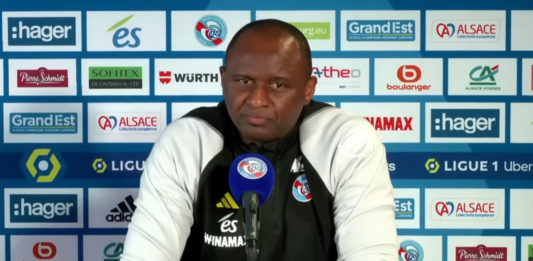 Patrick Vieira avant Strasbourg-OM
