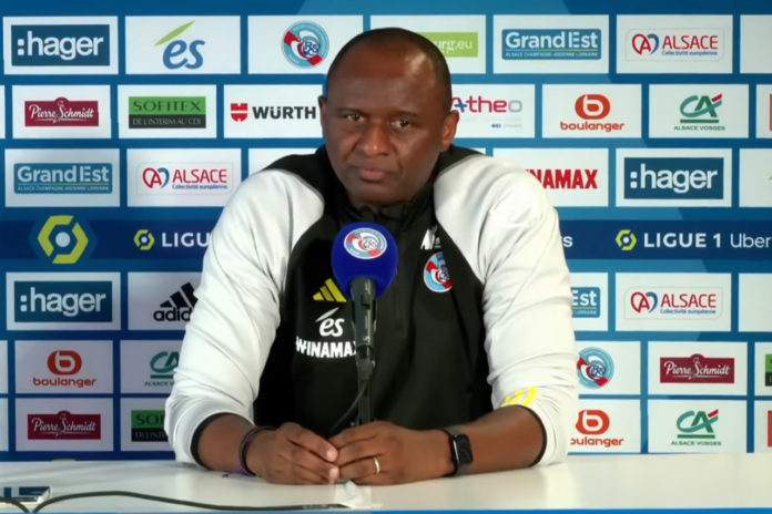 Patrick Vieira avant Strasbourg-OM