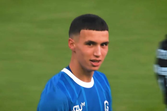 El Khannouss avec Genk (capture écran Youtube)