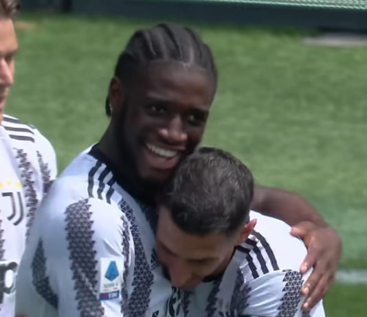 Samuel Iling-Junior avec la Juventus (capture écran Youtube)