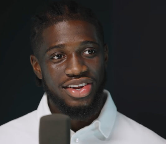 Iling-Junior en interview avec la Juventus (capture écran Youtube)