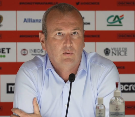 Julien Fournier à Nice (capture écran Youtube)