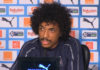 Luis Gustavo en conférence de presse avec l'OM (capture écran Youtube)