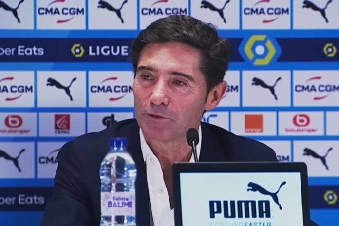 Marcelino lors de sa présentation à l'OM (capture écran Youtube)