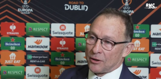 Papin au micro de RMC Sport (capture écran Youtube)