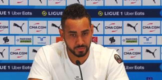 Payet lors de son départ de l'OM (capture écran Youtube)