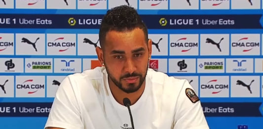 Payet lors de son départ de l'OM (capture écran Youtube)