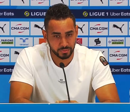 Payet lors de son départ de l'OM (capture écran Youtube)
