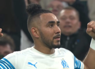 Payet célèbre son but splendide lors de OM-PAOK (capture écran Youtube)