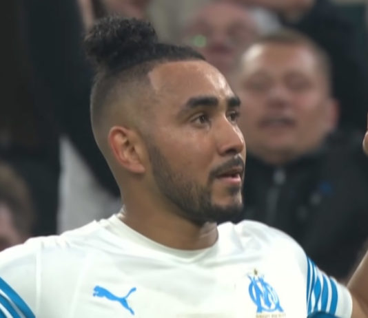 Payet célèbre son but splendide lors de OM-PAOK (capture écran Youtube)