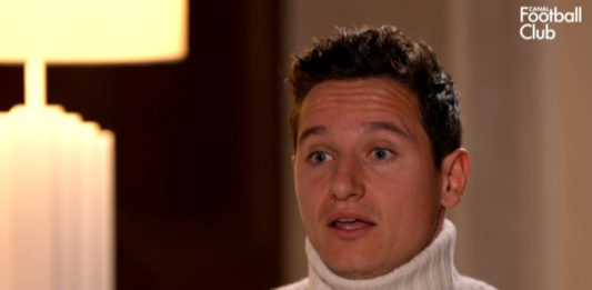 Thauvin en interview avec le Canal Football Club (capture écran Youtube)