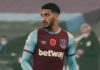 Benrahma avec West Ham (capture écran Youtube)