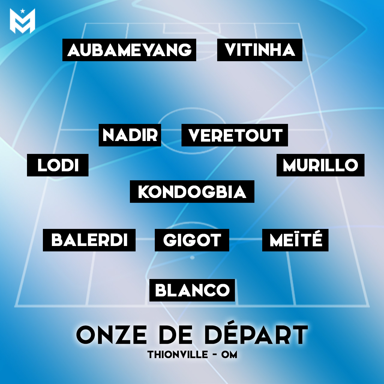 La compo officielle de Gattuso pour Thionville-OM