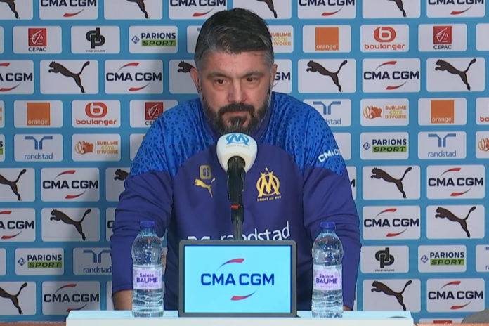 Gattuso en conférence de presse avant Thionville-OM