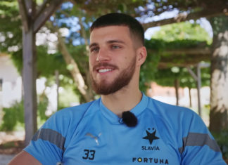 David Jurasek au Slavia Prague (capture écran Youtube)