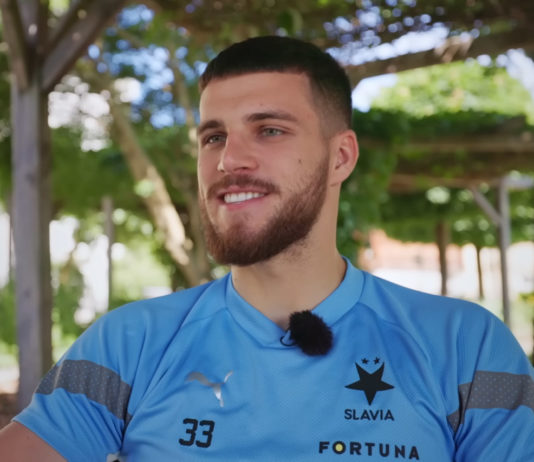 Mercato OM : une piste à 12 M€ s’envole ! David Jurasek au Slavia Prague (capture écran Youtube)