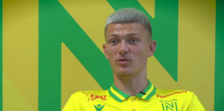 Quentin Merlin (capture écran Youtube FC Nantes)