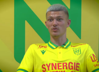 L’OM officialise un transfert à 12 M€ ! Quentin Merlin (capture écran Youtube FC Nantes)