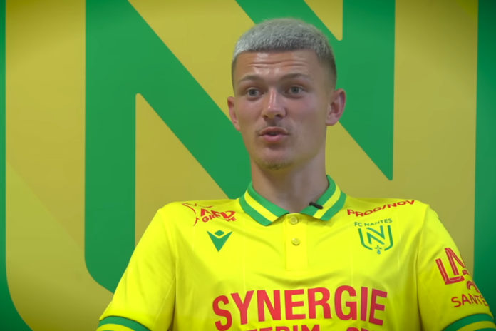 Quentin Merlin (capture écran Youtube FC Nantes)