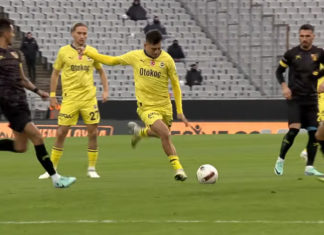 Cengiz Ünder avec Fenerbahçe (capture écran Youtube)