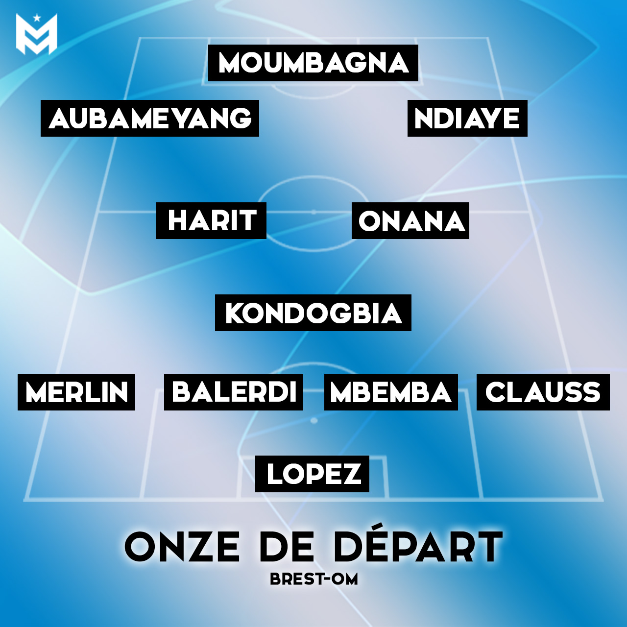 Composition probable de Gattuso pour Brest-OM